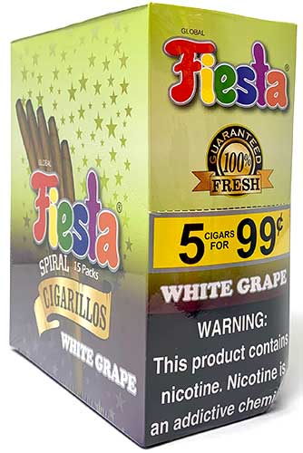 Fiesta Cigarillos White Grape 15ct 