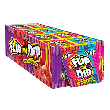 Flip and Dip Candy 3.4oz 8ct box 