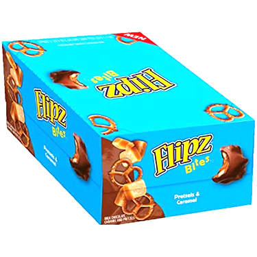 Flipz Clusters Pretzel and Caramel Bite Bars 24ct Box 