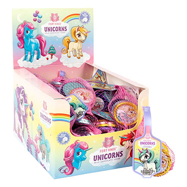Fort Knox Unicorn Coins plus Stickers 18ct Box 