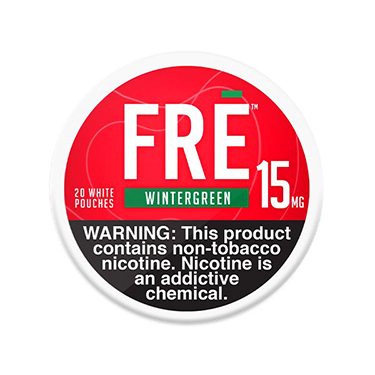 FRE Nicotine Pouches Wintergreen 15mg 5ct 