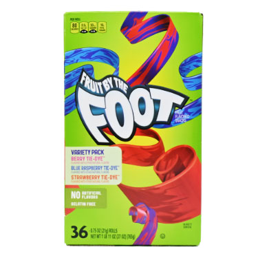 Fruit By The Foot Variety Pack 36ct Box 