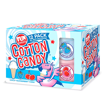 Fun Sweets Assorted Cotton Candy 12ct Box 