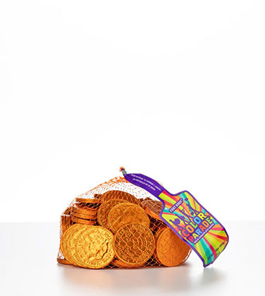 Fort Knox Orange Coins 1lb Net Bag 