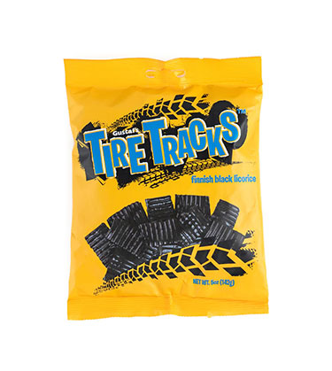 Gustafs Licorice Tire Tracks 5oz Bag 