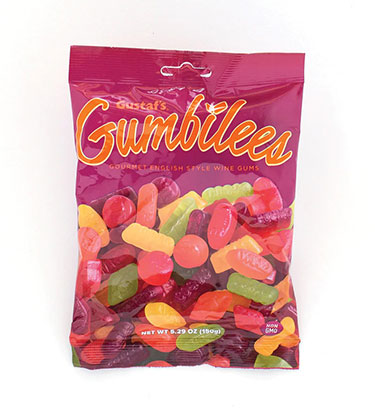 Gustafs Gumbilees Gourmet Wine Gum 5.29oz Bag 