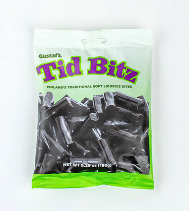 Gustafs Tidbitz Soft Licorice Bites 5.29oz Bag 