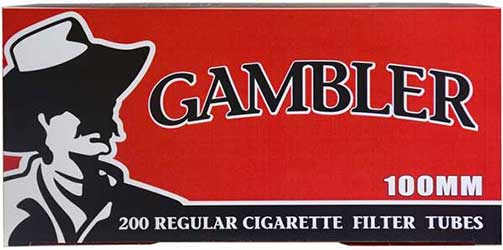 Gambler Cigarette Tubes Regular 100s 200ct Box 