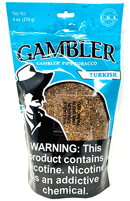 Gambler Turkish 6oz Pipe Tobacco 