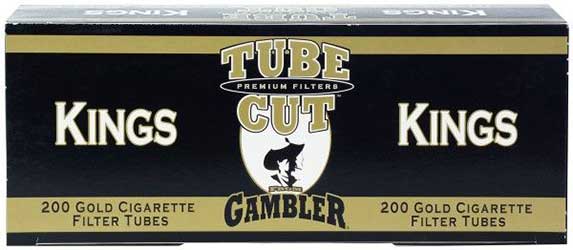 Gambler Tube Cut Cigarette Tubes Light 200ct 