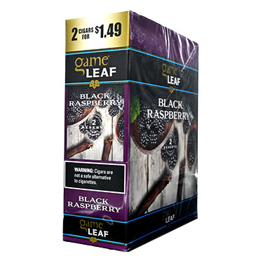 Game Leaf Cigarillos Black Raspberry 15 2pks 