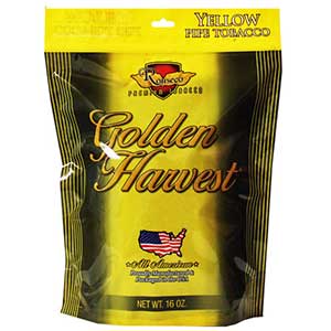 Golden Harvest Pipe Tobacco Yellow 16 oz 