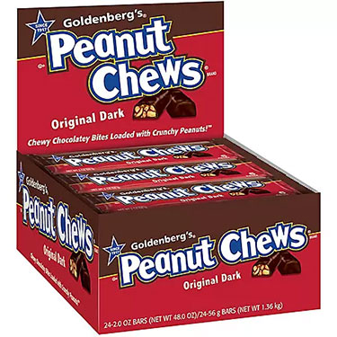 Goldenberg's Peanut Chews Original Dark 24ct 2oz 