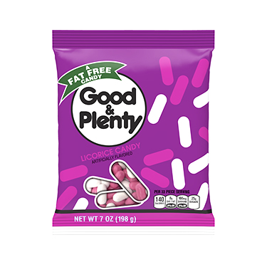 Good and Plenty Licorice Candy 7oz Bag 