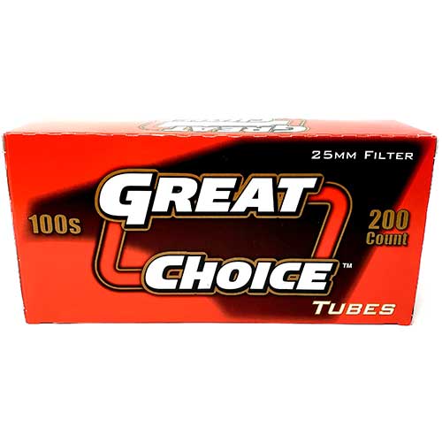 Great Choice Cigarette Tubes Full Flavor 100 