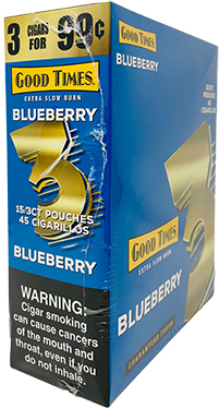 Good Times Cigarillos Blueberry 15ct 