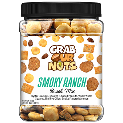 Grab Our Nuts Snack Mix Smoky Ranch 22oz Jar 