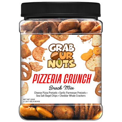 Grab Our Nuts Snack Mix Pizzeria Crunch 23oz Jar 
