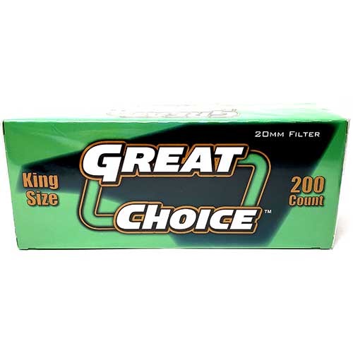 Great Choice Cigarette Tubes Menthol King Size 