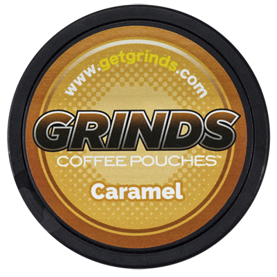 Grinds Coffee Pouches Caramel 10 Cans 