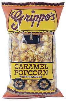 Grippos Caramel Popcorn 7oz Bags 12ct 