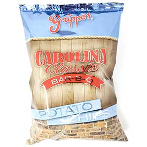 Grippos Carolina Classic BBQ Potato Chips 2.75oz Bags 24ct 