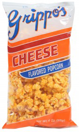 Grippos Cheese Popcorn 4oz Bags 12ct 