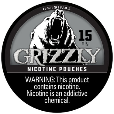 Grizzly Nicotine Pouches Original 15mg 5ct 