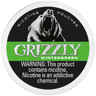 Grizzly Nicotine Pouches Wintergreen 7mg 5ct 