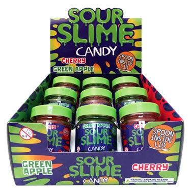 Gummy Candy Sour Slime 9ct Box 