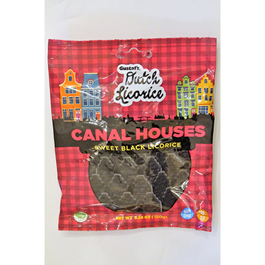 Gustafs Licorice Canal Houses 5.29oz Bag 