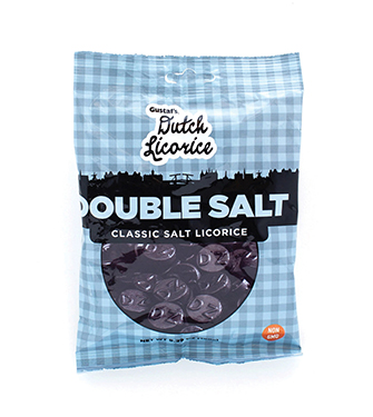 Gustafs Licorice Dutch Double Salt 5.29oz Bag 