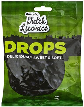 Gustafs Dutch Soft Licorice Drops 5.29oz Bag 