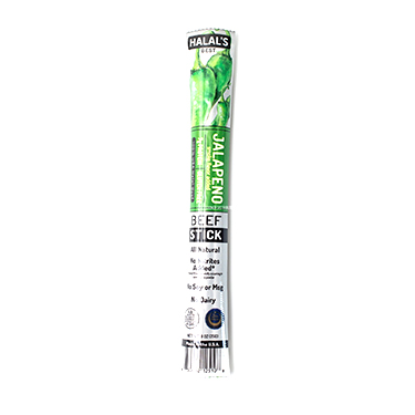 Halals Best Jalapeno Beef Stick .9oz 24ct 