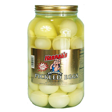 Hannahs Pickled Eggs White 4.5lb Jar 