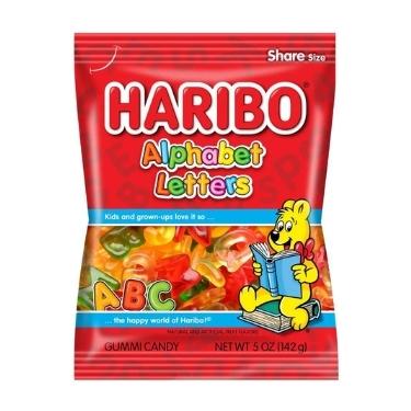 Haribo Alphabet Letters 5oz Bag 