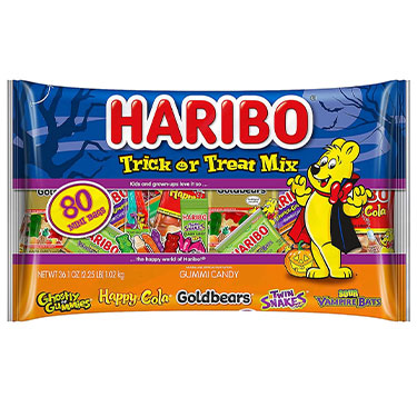 Haribo Halloween Trick or Treat Mix 80pc Bag 