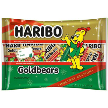 Haribo Holiday Edition Goldbears 9.5oz Bag 