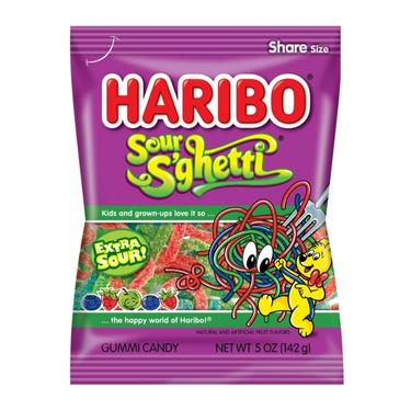 Haribo Sour Sghetti 5oz Bag 