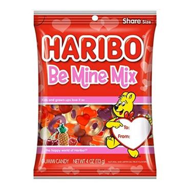 Haribo Valentine Be Mine Mix 4oz Bag 