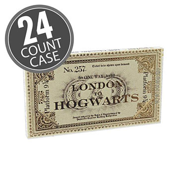 Harry Potter Platform 9 3 4 Ticket Chocolate Bar 1.5oz 24 ct 