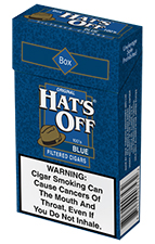 Hats Off Filtered Cigars Blue 