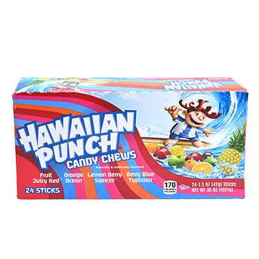 Hawaiian Punch Candy Chews 24ct Box 