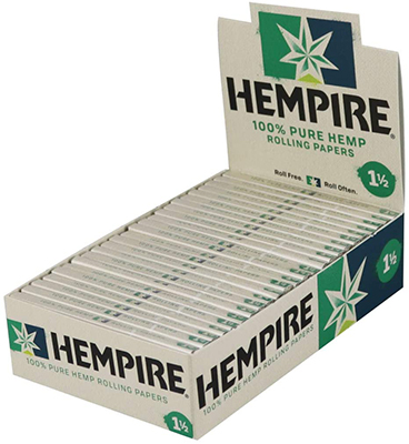 Hempire Hemp Rolling Papers 1.5 24ct Box 