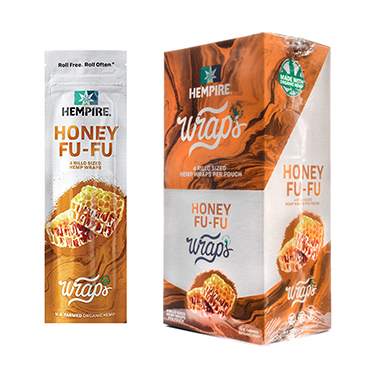 Hempire Hemp Wraps Honey Fu Fu 15 4 Packs 