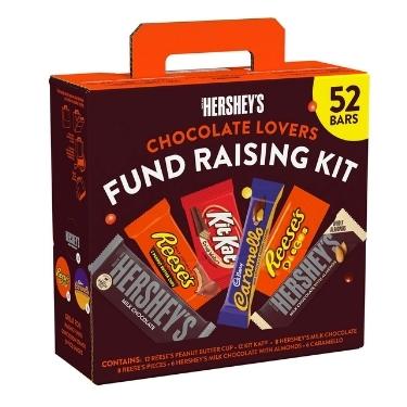 Hersheys Fund Raising Kit 52ct Box 