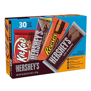 Hersheys Kit Kat and Reeses Bulk Variety 30ct Box 