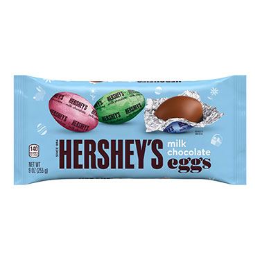 Hersheys Milk Chocolate Eggs 9oz Bag 