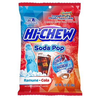 Hi Chew Soda Pop Mix Fruit Chews 3oz Bag 