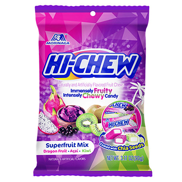 Hi Chew SuperFruit Mix Fruit Chews 3oz Bag 